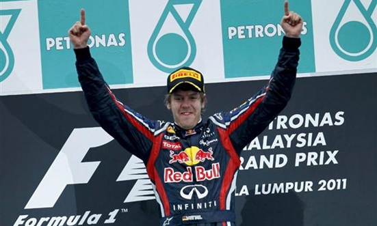 Sebastian Vettel se quedó con la pole position del GP de China