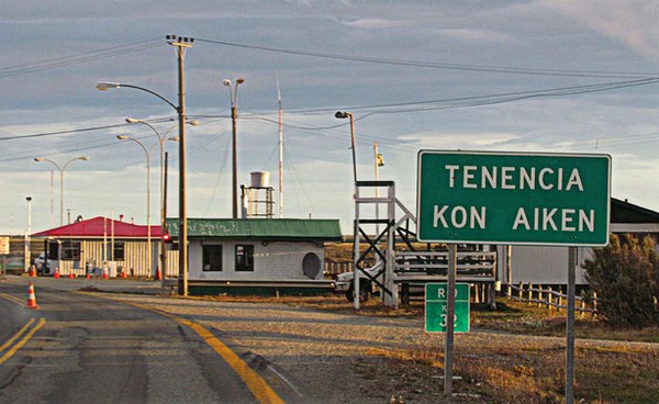 Retén de Kon Aikén, a 32 km de Punta Arenas.