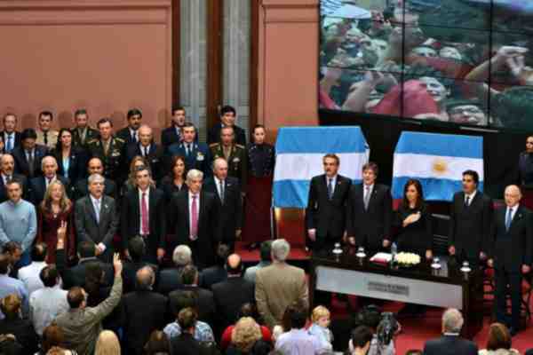 "Malvinas es la base militar de la OTAN en el Atlántico Sur", manifestó Cristina Fernández. 