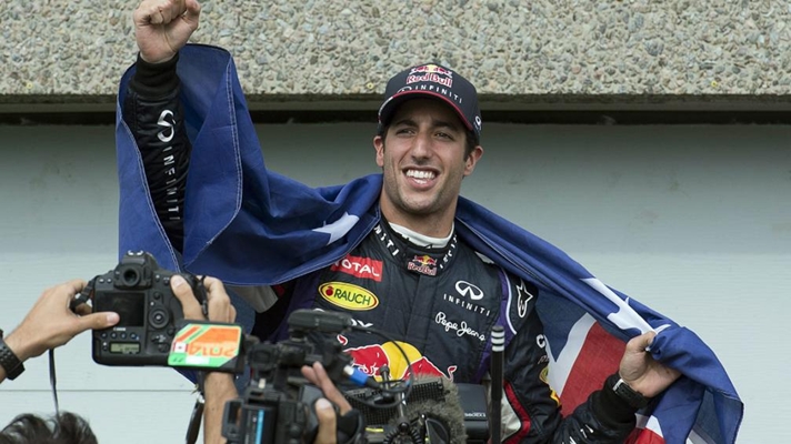 El australiano Daniel Ricciardo, ganador del GP de Canadá.