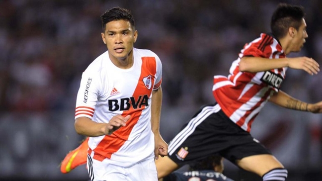 Teo Gutierrez, uno de los goleadores en el triunfo "Millonario".