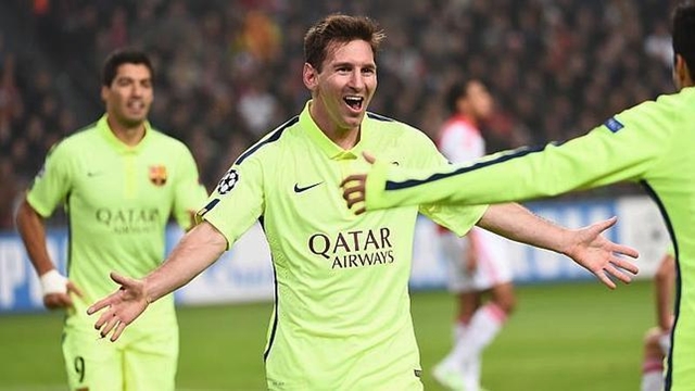 Messi, tras una gran combinación con Pedro, igualó a Raúl como máximo goleador de la Champions.