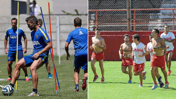 Boca, River e Independiente comenzaron a entrenar el fin de semana. 