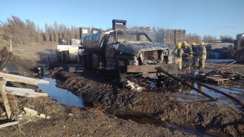 incendio camion brea