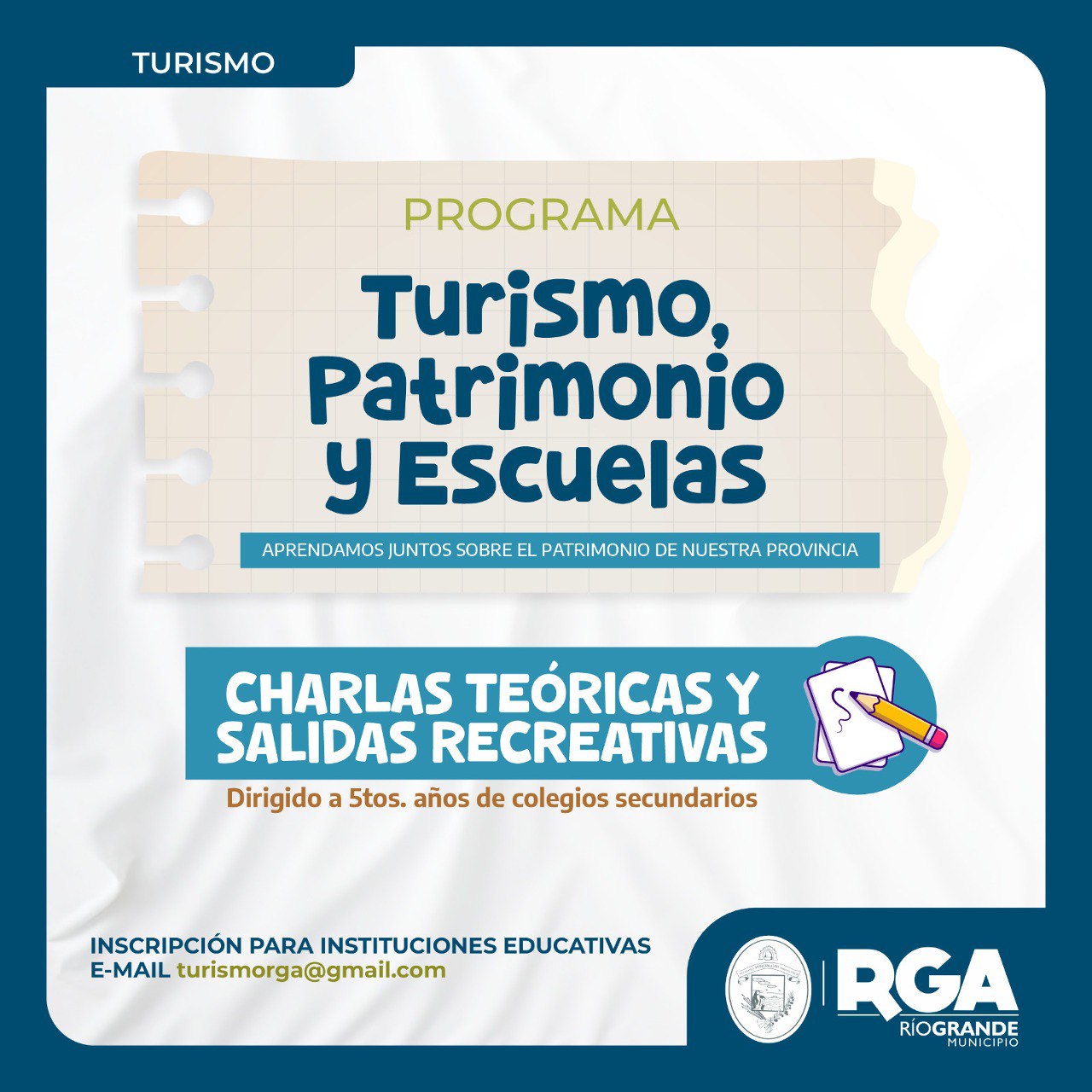 turismo, patrimonio y escuelas