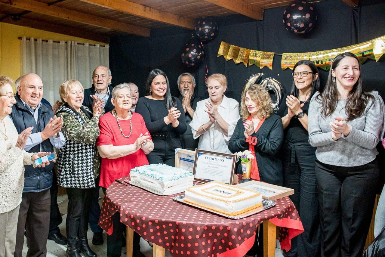 El centro de jubilados y pensionados «Río Grande» celebró su 40° aniversario