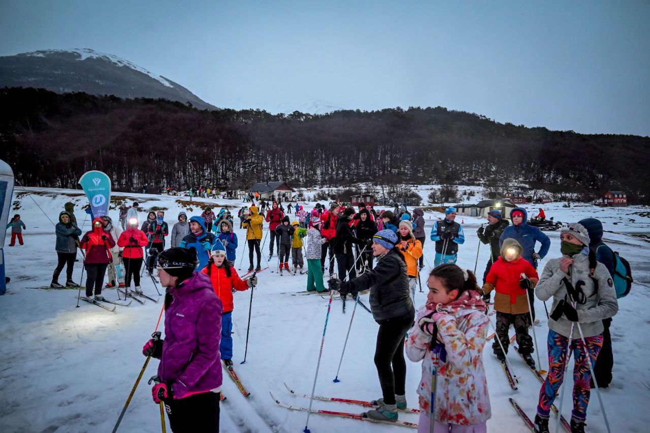 El Municipio celebró la 16° edición de la «Marcha nocturna de esquí de fondo»