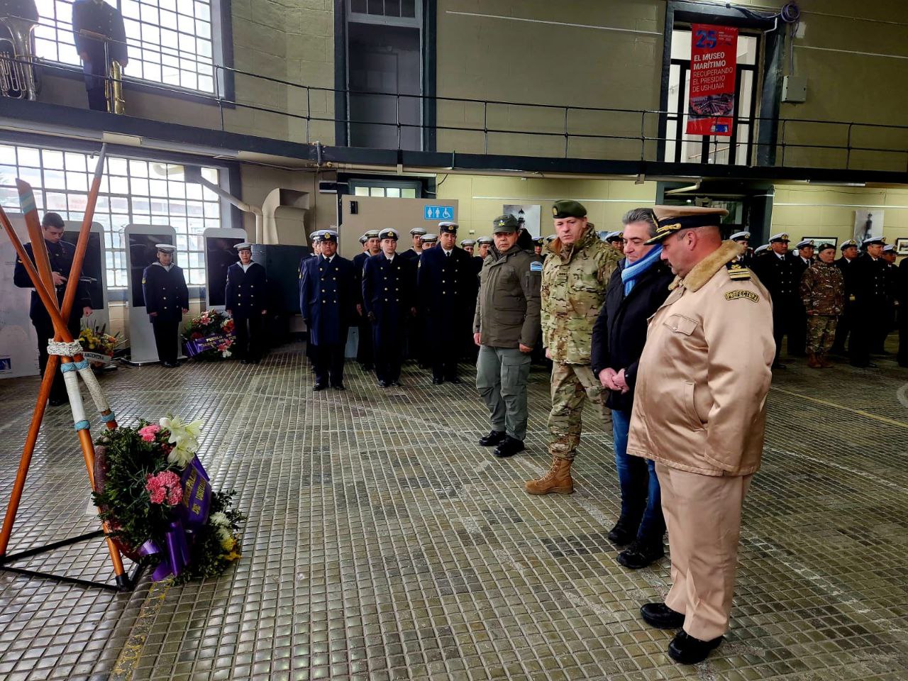 Conmemoraron los 75 años del hundimiento del ARA Fournier