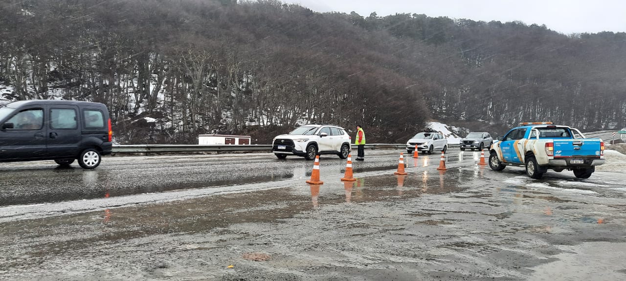 Hubo numerosos incidentes en las rutas, por el estado de la calzada