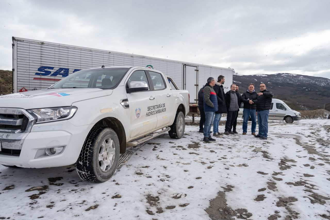 La comitiva del CAF recorrió el predio donde se construirá la nueva usina eléctrica