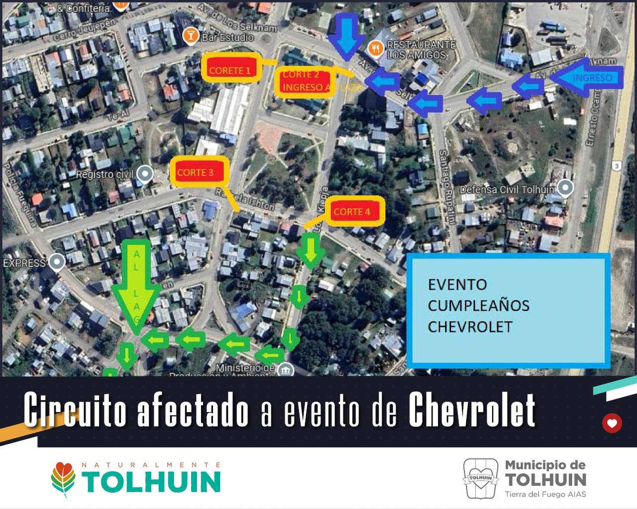 Tolhuin recibirá al 1er Encuentro Nacional de Chevrolet del Fin del Mundo