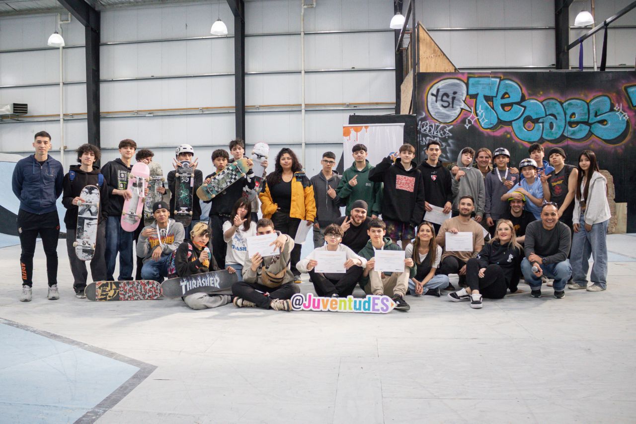 Jóvenes de toda la provincia asistieron al encuentro de BMX, Freestyle y Skate