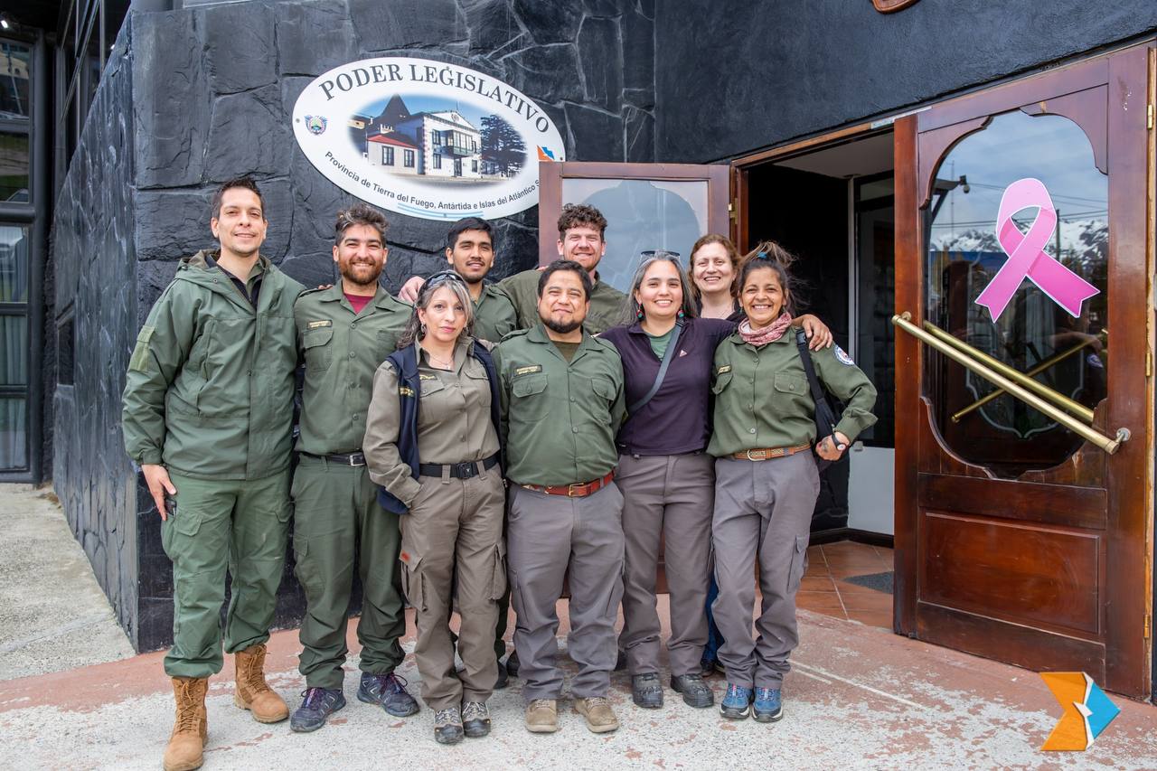 Harrington celebró la creación del Cuerpo de Guardaparques de la Provincia