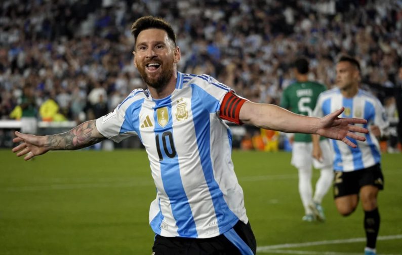 Messi volvió inspirado y Argentina apabulló a Bolivia