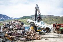 120 toneladas de chatarra en ushuaia que serÁn enviadas al continente