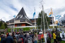 acto por el día de la soberanía nacional en