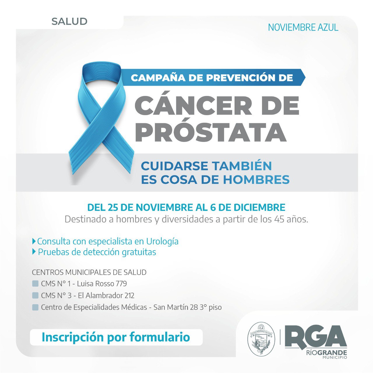 campaÑa de prevenciÓn de cÁncer de prÓstata