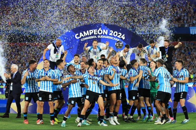 Racing derrotó a Cruzeiro de Brasil y es el campeón de la Copa Sudamericana