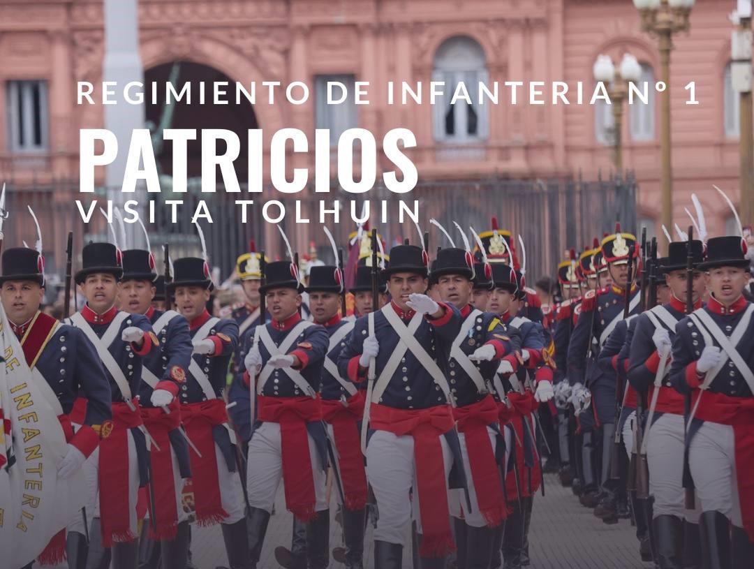 El Regimiento de Infantería 1 Patricios se presenta en Tolhuin