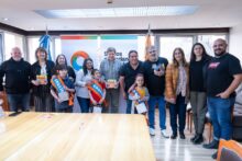 melella recibiÓ a los embajadores de la lectura en la casa de gobierno