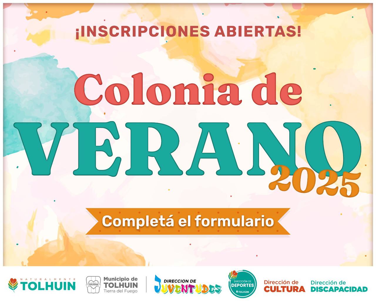 El Municipio abre inscripciones para las Colonias de Verano 2025