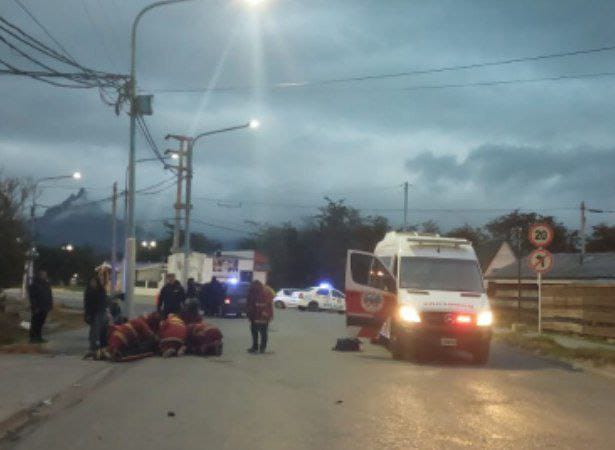 Un motociclista resultó herido, tras ser chocado por un auto