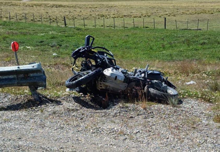 Viajero en moto muere en la Ruta 3 al sur de Río Grande