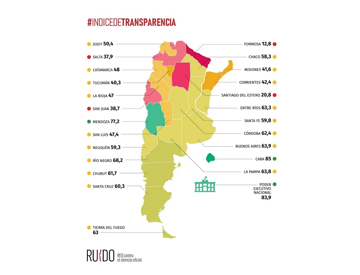 Provincias transparentes: Tierra del Fuego ocupa el séptimo lugar