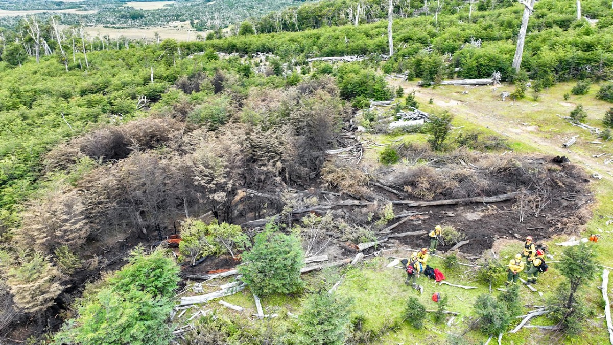 Piden precaución pese a la extinción del incendio en la estancia San Justo