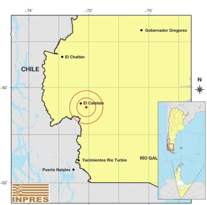 sismo el calafate