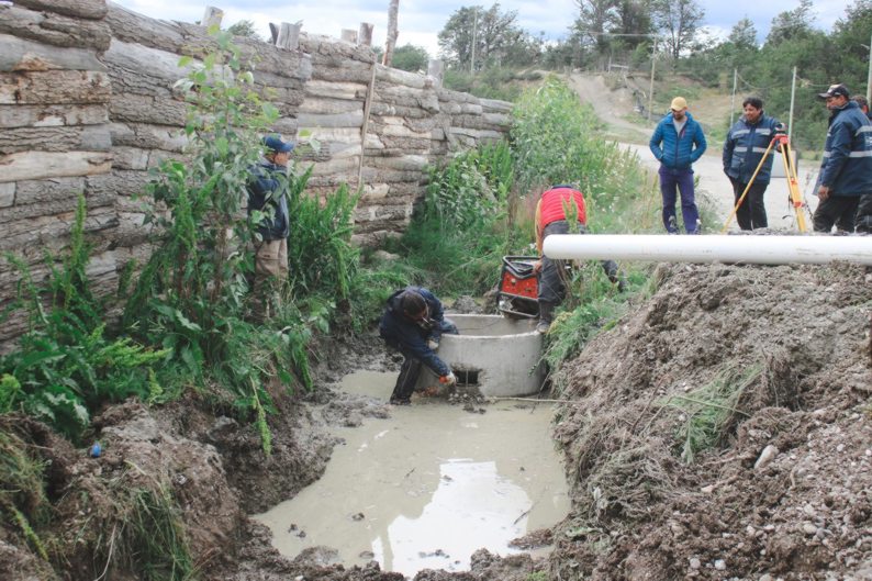 El Municipio de Tolhuin lleva adelante trabajos de infraestructura en la ciudad