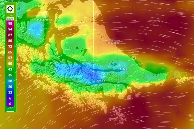 ALERTA ROJA: Lluvia y vientos muy intensos azotarán a toda la provincia este domingo