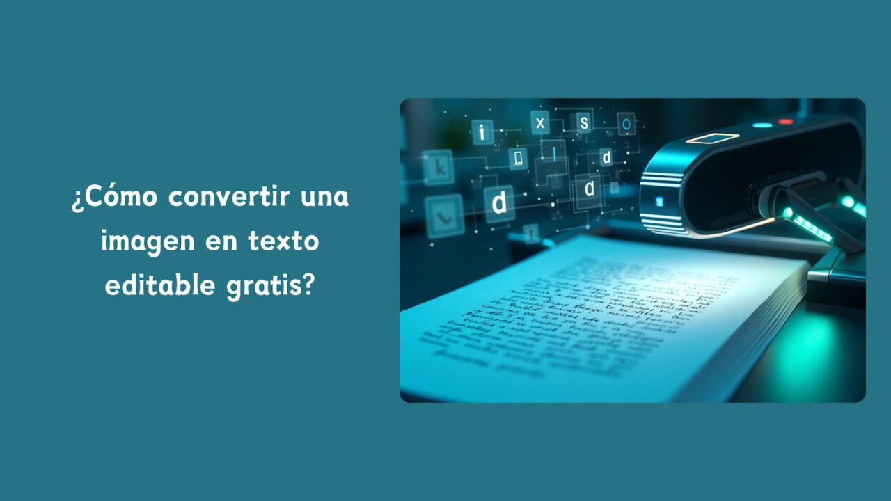 cómo convertir una imagen en texto editable gratis