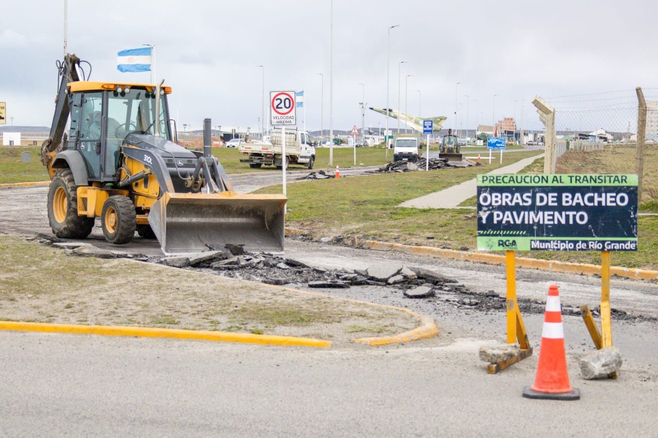 Recondicionan las rotondas de la zona sur de la ciudad