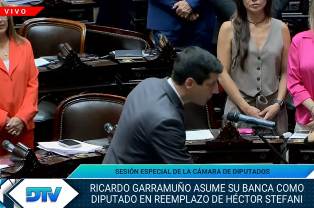 Finalmente, Ricardo Garramuño juró en Diputados